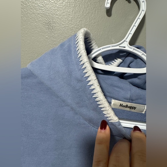 Madhappy Pastels French Terry Hoodie In Frost Size XL - Picture 3 of 8